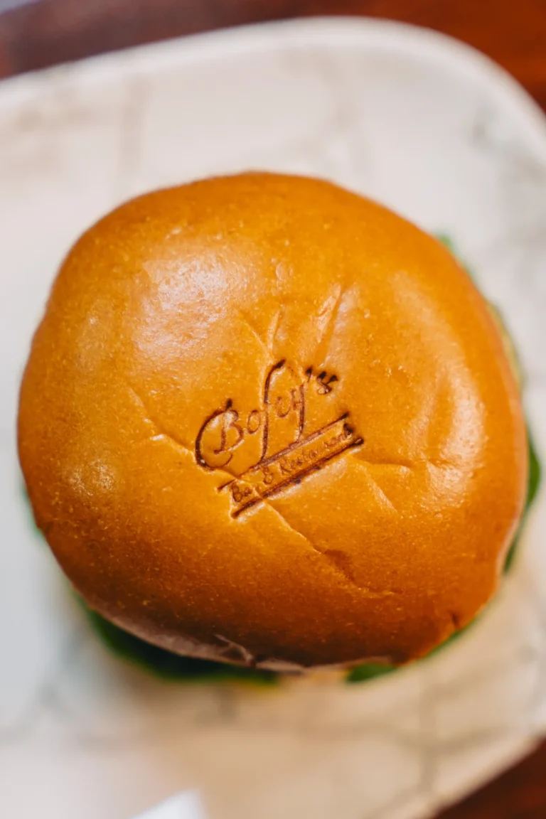 Bofeys branded burger bun