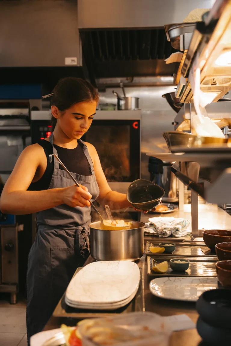 Cooking during service